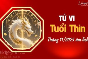 Tử vi tháng 11/2025 tuổi Thìn âm lịch